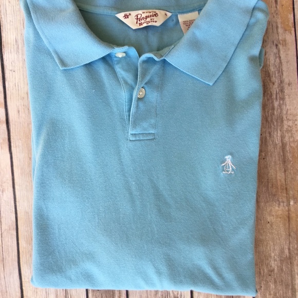 Penguin turquoise short-sleeve polo - Picture 3 of 5